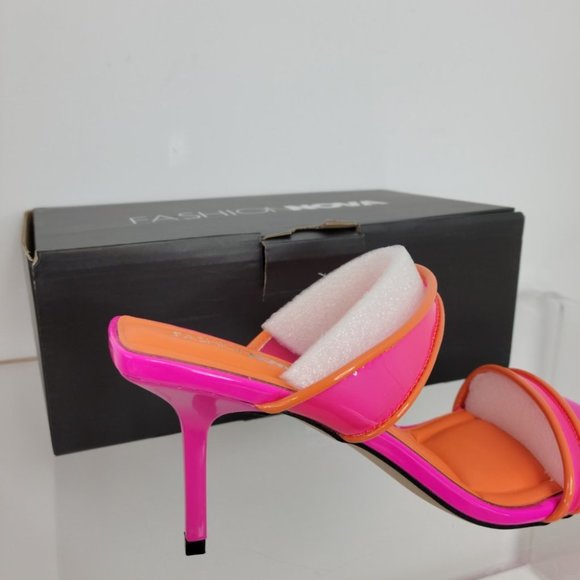 Fashion Nova Neon Heels - Picture 3 of 8